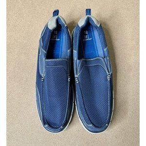 G George’s Men Slip On Boat Shoes Blue Size 12